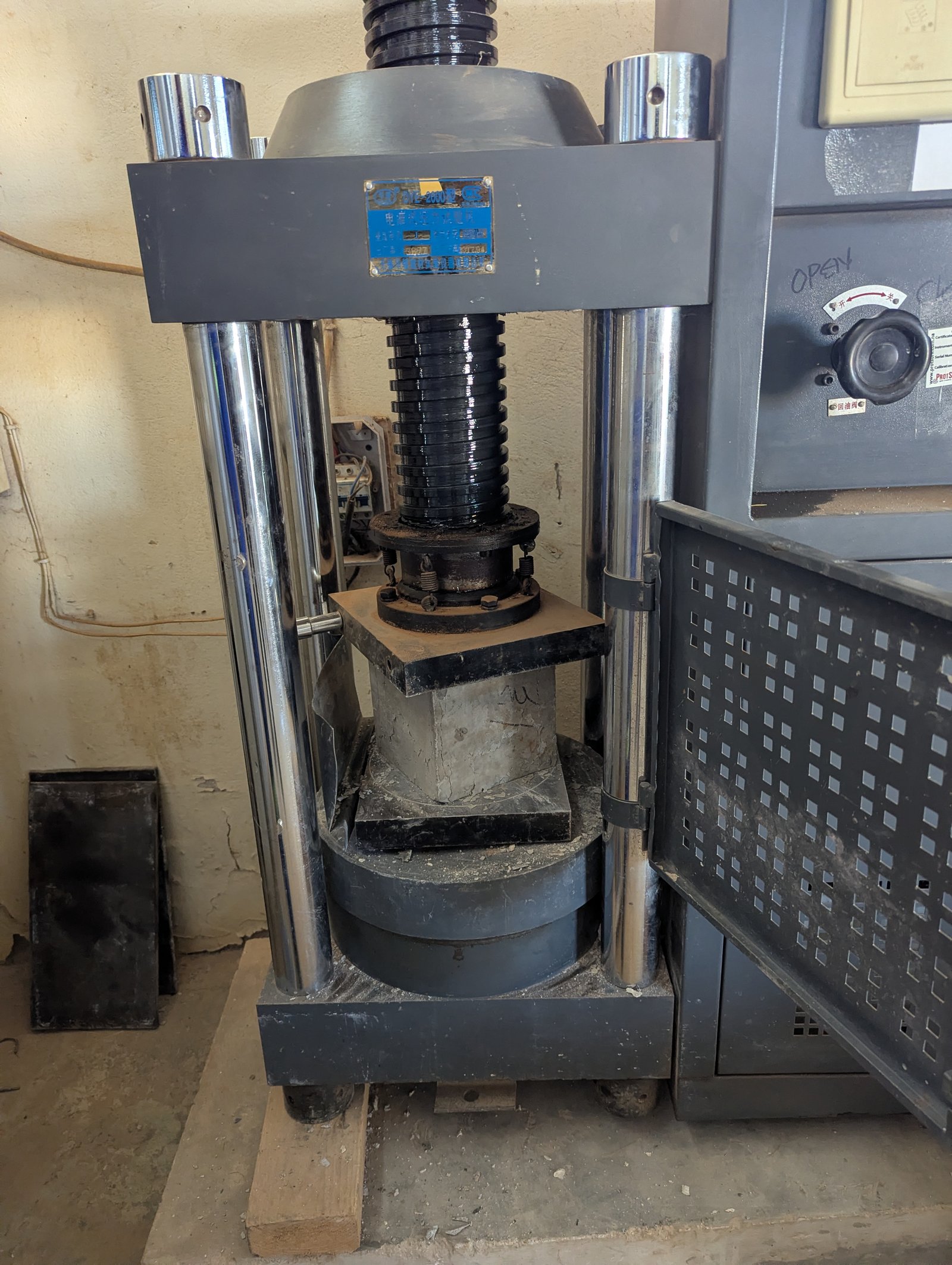 Concrete test
